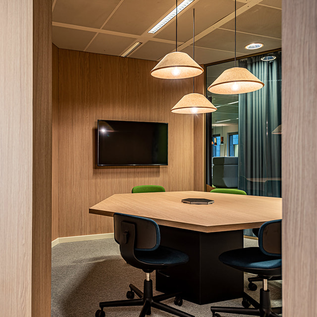 Clicwall wall panels in office